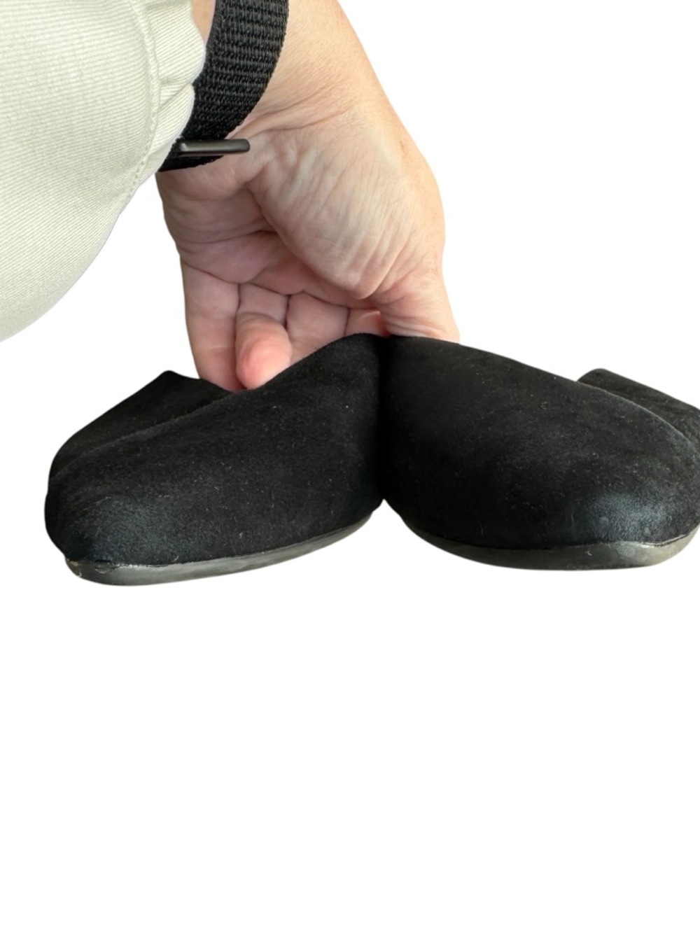 ••REPOSH•• BIRDIES Black Pointed Crossover Slip-On Mules - Picture 5 of 8